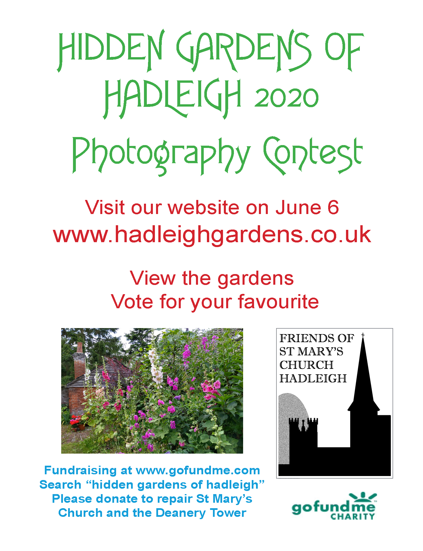 Hidden Gardens of Hadleigh 2020 photography contest